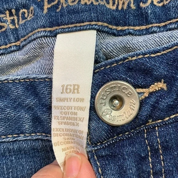 Cute justice Jean size 16 & express zippered hoodie small sin box 10 - Picture 3 of 5